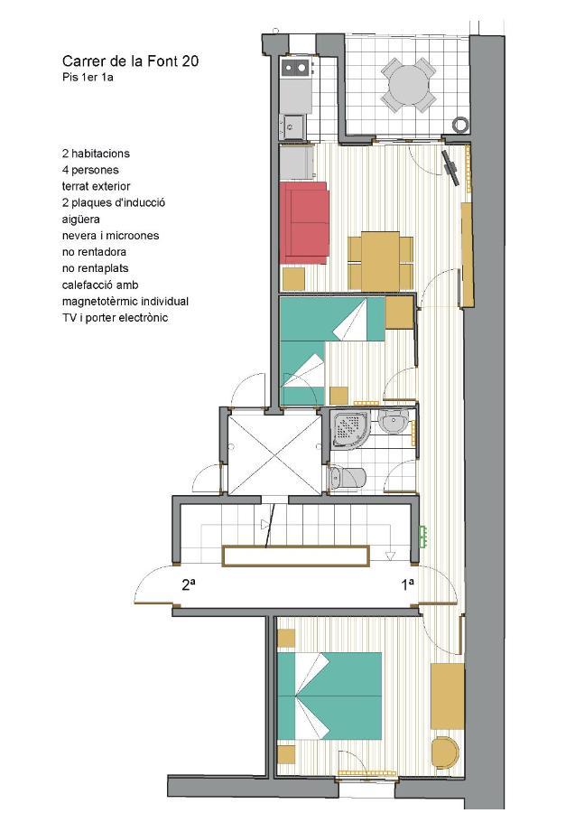Cal Tofones, 1Er 1A. Apartament Turistic A Borreda, 08619-Barcelona Zewnętrze zdjęcie